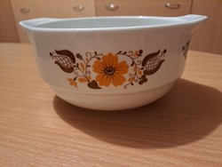 Lowland porcelain rare size soup bowl baby bowl with Alföldi panni decor