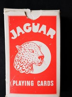 Régi vintage Jaguar póker kártya