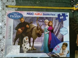 Ice magic, frozen, 60 piece puzzle, double-sided, negotiable