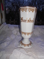 Antique Karlsbad porcelain cup with base