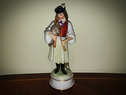 Immaculate Herend bagpipe figure