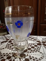 Huge glass, goblet vase