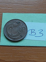 HUF 30 / piece Ireland 1 penny 1982 bronze b3