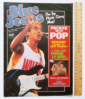 Blue Jeans magazin #365 1984 Marilyn poszter Wham Five Star Haysi Fantayzee Nick Heyward