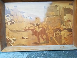 Large marquetry image