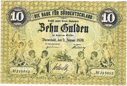 Germany 10 German forints 1870 replica