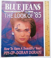 Blue Jeans magazin #416 1985 Duran Duran poszter Boy George