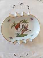Herend rotschild pattern ashtray, ash, ashtray in flawless, beautiful condition