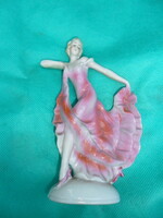 Art deco dancing female goldscheider type porcelain figure