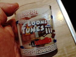 Rare looney tunes stirrup foot cuckoo nutella glass goblet silly tunes