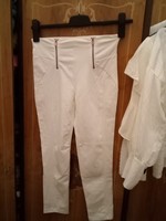 White elastic pants new