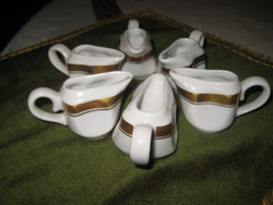 Zsolnay gold collar cream set 6 pcs, first class, never used