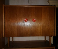 Three retro mid-century modern vintage branch hall cabinet shoe storage small chest of drawers furniture