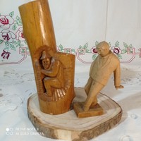 Folk wood carvings