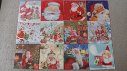 12 Santa napkins