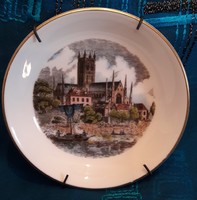 Castle porcelain plate, wall plate 1 (m3354)