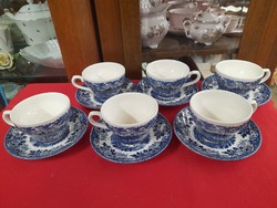 England Churchill 6-person tea and coffee porcelain set, set