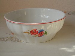 Old granite poppy bowl