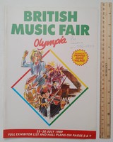 British Music Fair 1989 katalógus - Olympia 1989 július 25-30