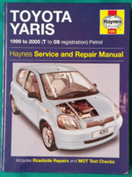 Toyota yaris petrol repair book (1999-2005) haynes