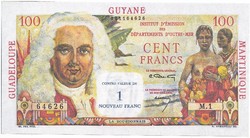 French Antilles 1 French franc 1961 replica