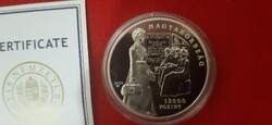 Az első Magyar orvosnő ezüst emlékpénzérme