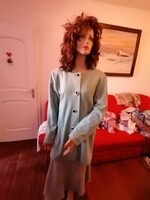 They are more beautiful than me plus size elegant casual fine wool acrylic mint green spring coat 48 50
