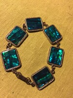 Beautiful turquoise bijou bracelet, fire enamel (8 féd)