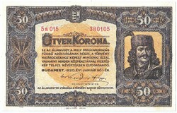 Magyarország 50 korona REPLIKA 1920