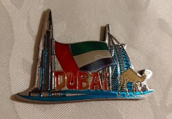 Dubai fémesen csillogó hűtőmágnes