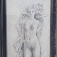 Nude series by artist Ferenc Töreky