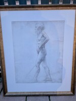 Izsák Perlmutter Elderly Male Nude