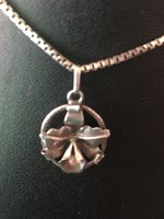 Art Nouveau Pendant Craft Silver / 925 / + Chain / 835 Fineness Marked