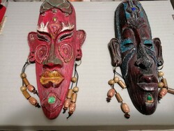 African face wooden sculpture