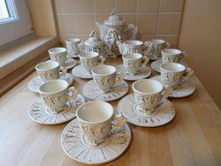 Capodimonte ceramic set for 12 people