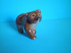 Ceramic brown bear figure