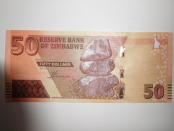 Zambia 50 dollár 2020 UNC