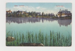 •	Tátra: Csorba tó/ Štrbské pleso/ Tschirmer See / Zirbener See. Földes Samu kiad. 1910