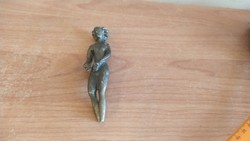 Small bronze or copper nude figurine