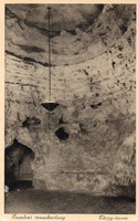 C - 211 printed postcard Tapolca spring cave, Lóczy room