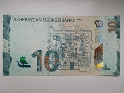 Azerbaijan 10 manat 2022 unc
