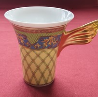 Rosenthal Versace Russian Dream orosz álom aranyozott német porcelán kávés teás csésze bögre