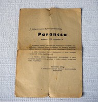 1956 -os szovjet parancs Lascsenko eredeti röplap RITKASÁG