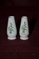 2 db Hollóházi mini váza  ( DBZ 0025 )