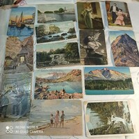 14 postcards around 1910, fiume, Tatras, scenic