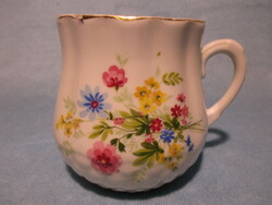 Virágos Zsolnay pocakos bögre, csésze