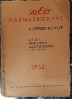 AZ EST HÁRMASKÖNYVE   1934  A  SZÉPSÉG KÖNYVE