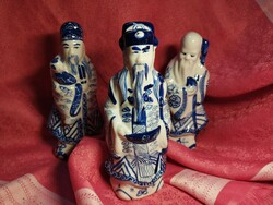 3 Eastern sage, porcelain statue