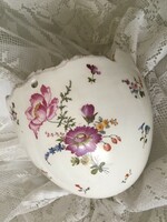 Large hanging faience pot - cracked
