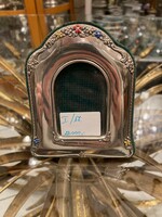 Silver picture frame - with floral decoration (i./17)